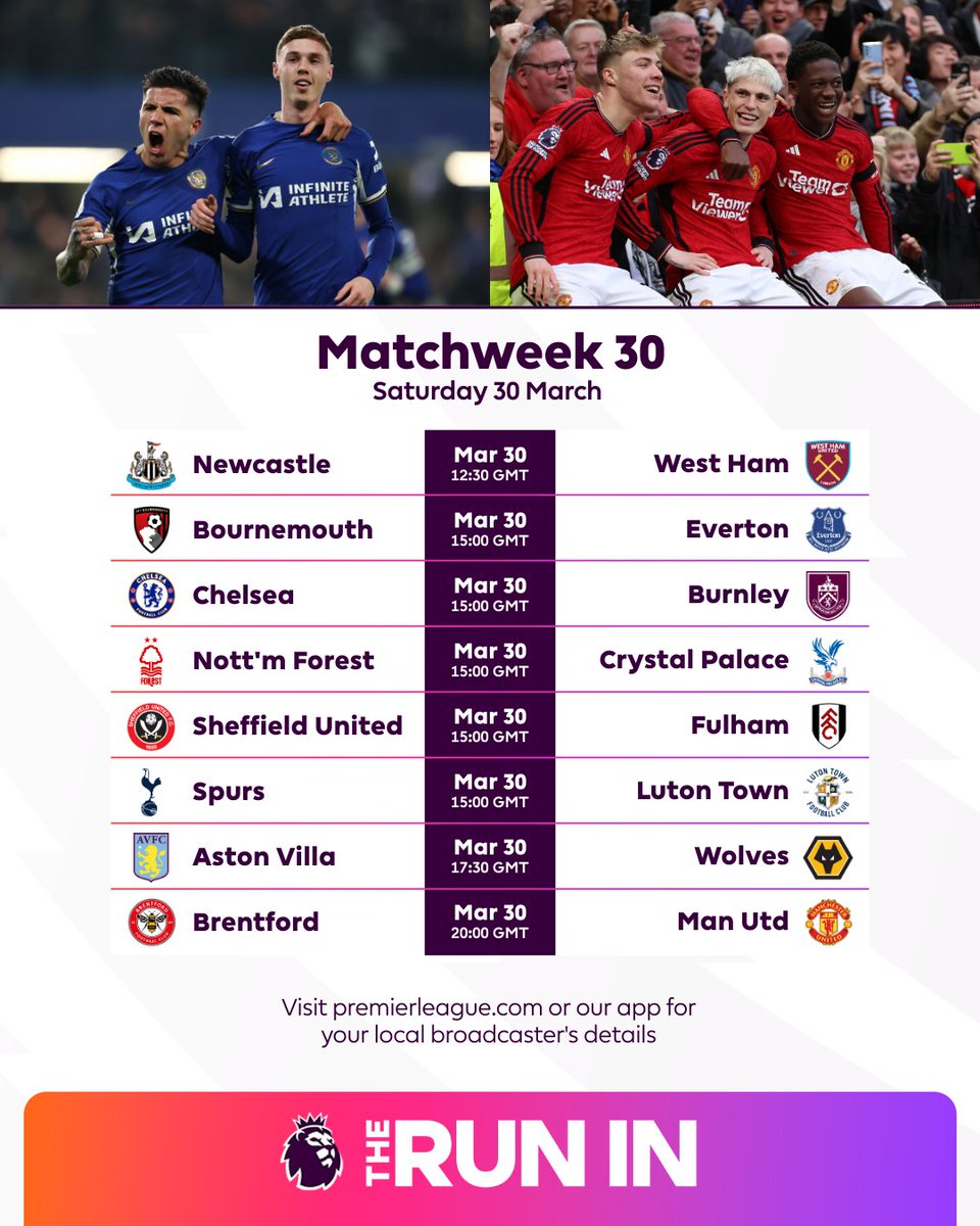 What a Saturday we have lined up 😍