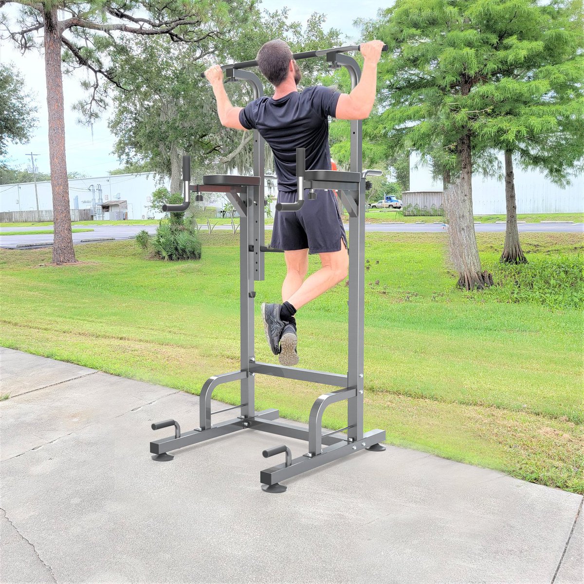 Upgrade your home gym setup with the 2024 Relife Best Power Tower Workout Pull-Up Station! 💪 

Compact & sturdy (PT04), it's your go-to for versatile workouts. 
Package: 56.1 x 24.4 x 5.3 inches | Product: 35.4 x 26.4 x 89 inches | G.W: 63 lbs | N.W: 56.22 lbs. 

#relifesports