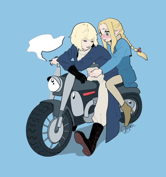 「バイク 座る」のTwitter画像/イラスト(新着)