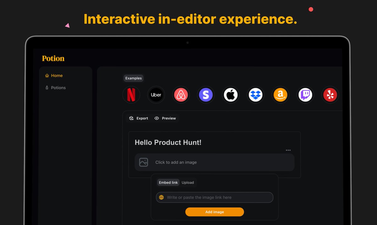 TryPotion's tweet image. Not your regular editor, eh?