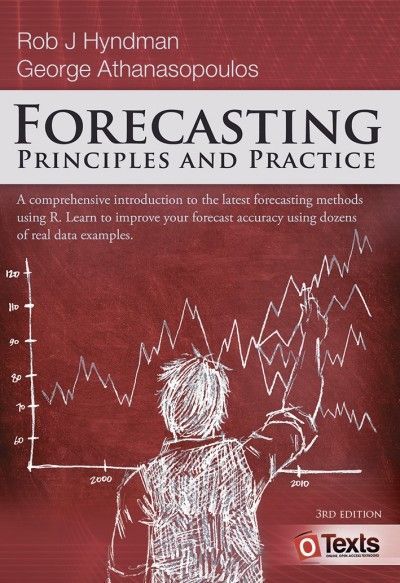 The go-to resource to build strong practical foundations on forecasting is Rob Hyndman's free book 'Forecasting: Principles & Practice'. This free online textbook provides one of the most complete and comprehensive introducitons to forecasting methods. buff.ly/381QvZk