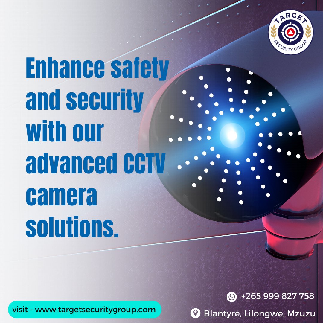 As workplaces evolve, it's crucial to adapt security measures accordingly. 

#Targetsecuritygroup #SecuritySolutions #ThermalCameras 
.
Visit - targetsecuritygroup.com
Dm us on WhatsApp: +265 999 827 758