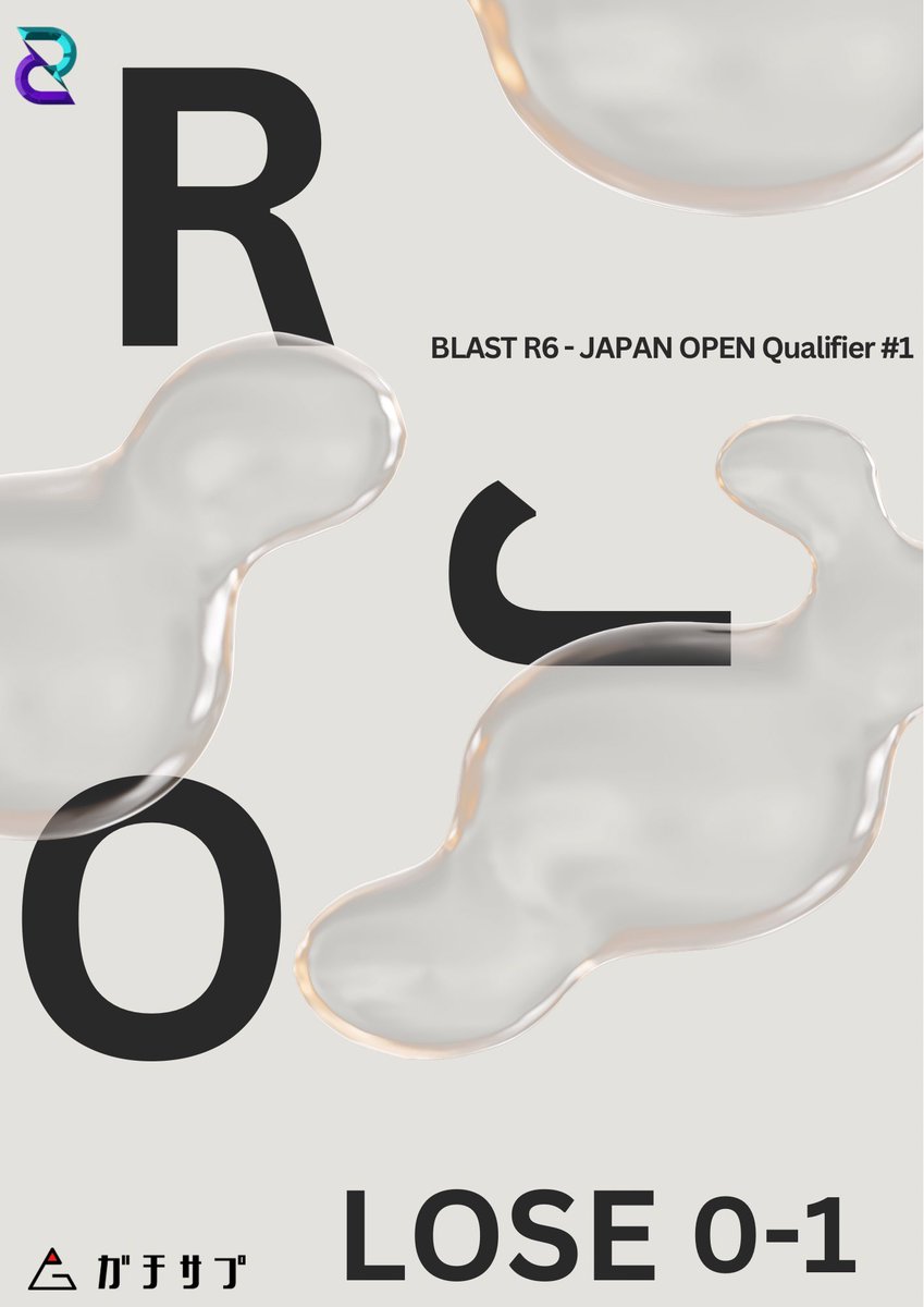 ARCOBALENO_ABN's tweet photo. ⚡️REVELRY5 #R6S.Div
【大会 結果情報🇯🇵】 3.30-31 2024
『BLAST R6 - JAPAN OPEN Qualifier #1』
第1回戦: vs Lv (@LandValk )
REVELRY5 (@REVELRY_5 ) 0-1 LOSE
Qualifier #2 に向けて全力修正!
これを糧に!これからも頑張ります💪🔥
#RJO #REVELRY5 #R5WIN https://t.co/VaKDcIR5Oz