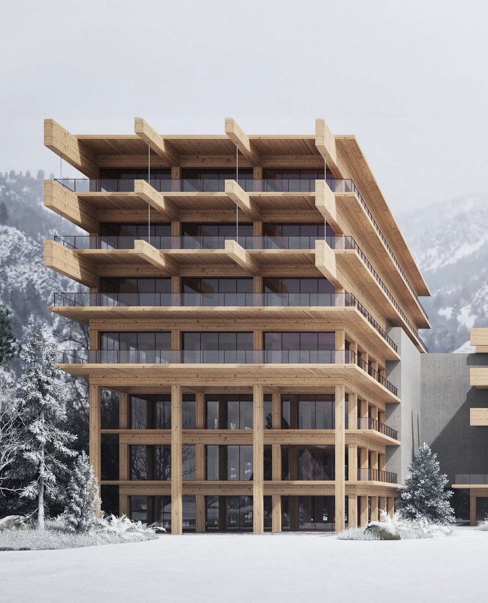 New architecture style just dropped … mass timber brutalism

By Charlap, Hyman & Herrero, Montana