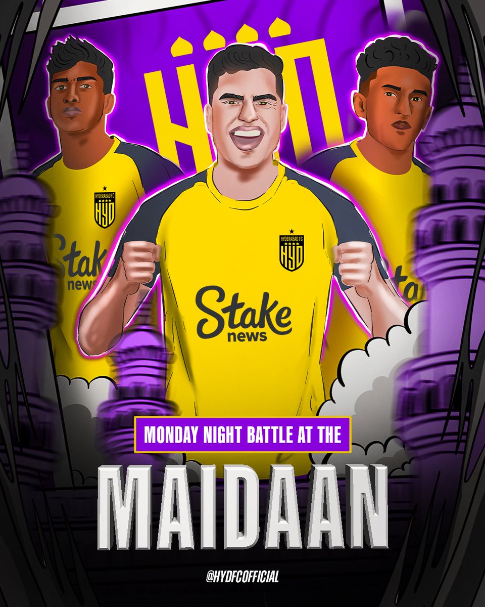 Hyderabad FC (@hydfcofficial) on Twitter photo ๐ The Islanders in Hyderabad...
๐ <a href="/IndSuperLeague/">Indian Super League</a> Round 2๏ธโฃ0๏ธโฃ
๐๏ธ Mumbai City FC
๐๏ธ Monday, April 1
๐๏ธ Gachibowli Stadium
๐ Hyderabad
๐ข 7:30pm IST
๐ฅ @JioCinema, <a href="/Sports18/">Sports18</a> & <a href="/Vh1India/">Vh1 India</a>
๐ TICKETS ๐ bit.ly/HFCTicketsISL10
#HFCMCFC #ISL10 #TheNawabs ๐๐ค | <a href="/stakenewsindia/">Stake News</a> ๐ The Islanders in Hyderabad...
๐ <a href="/IndSuperLeague/">Indian Super League</a> Round 2๏ธโฃ0๏ธโฃ
๐๏ธ Mumbai City FC
๐๏ธ Monday, April 1
๐๏ธ Gachibowli Stadium
๐ Hyderabad
๐ข 7:30pm IST
๐ฅ @JioCinema, <a href="/Sports18/">Sports18</a> & <a href="/Vh1India/">Vh1 India</a>
๐ TICKETS ๐ bit.ly/HFCTicketsISL10
#HFCMCFC #ISL10 #TheNawabs ๐๐ค | <a href="/stakenewsindia/">Stake News</a>