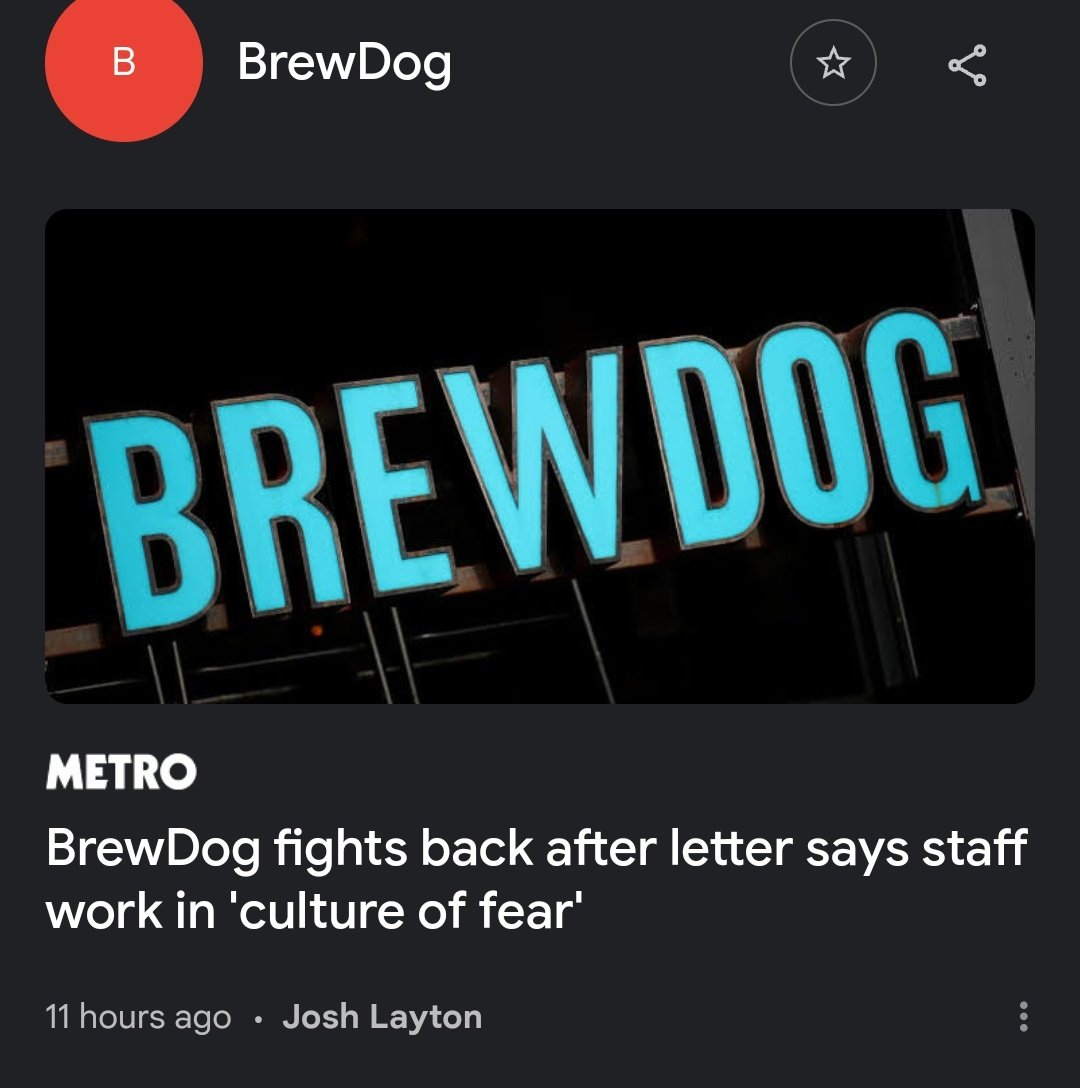 Checking news feed, click this @MetroUK and it's already removed. Is @BrewDog paying to remove stuff @DavidJesudason @MelissaCole @PunksWPurpose? Can't find any other coverage. #withoutuswearenothing