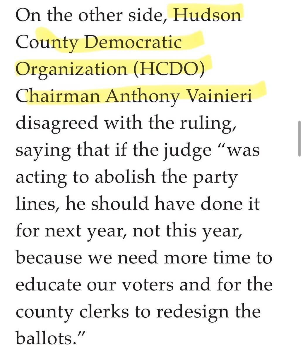 Of course Vainieri (HCDO) and Arango (NJ GOP) are on the same side. #NotRealDemocrats #AbolishTheLine nj.com/hudson/2024/03…