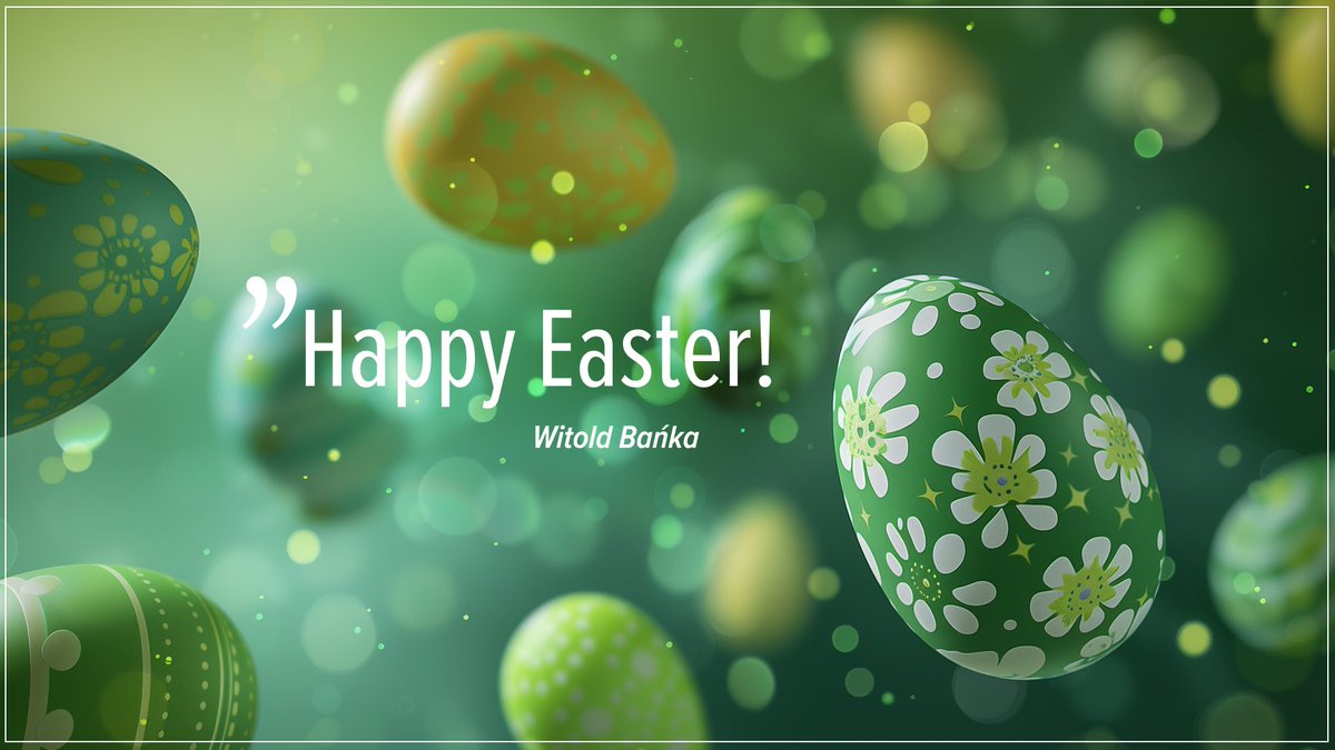 Happy Easter! In this season of new beginnings, new hopes and new joys... Wishing you peace, good health and prosperity.