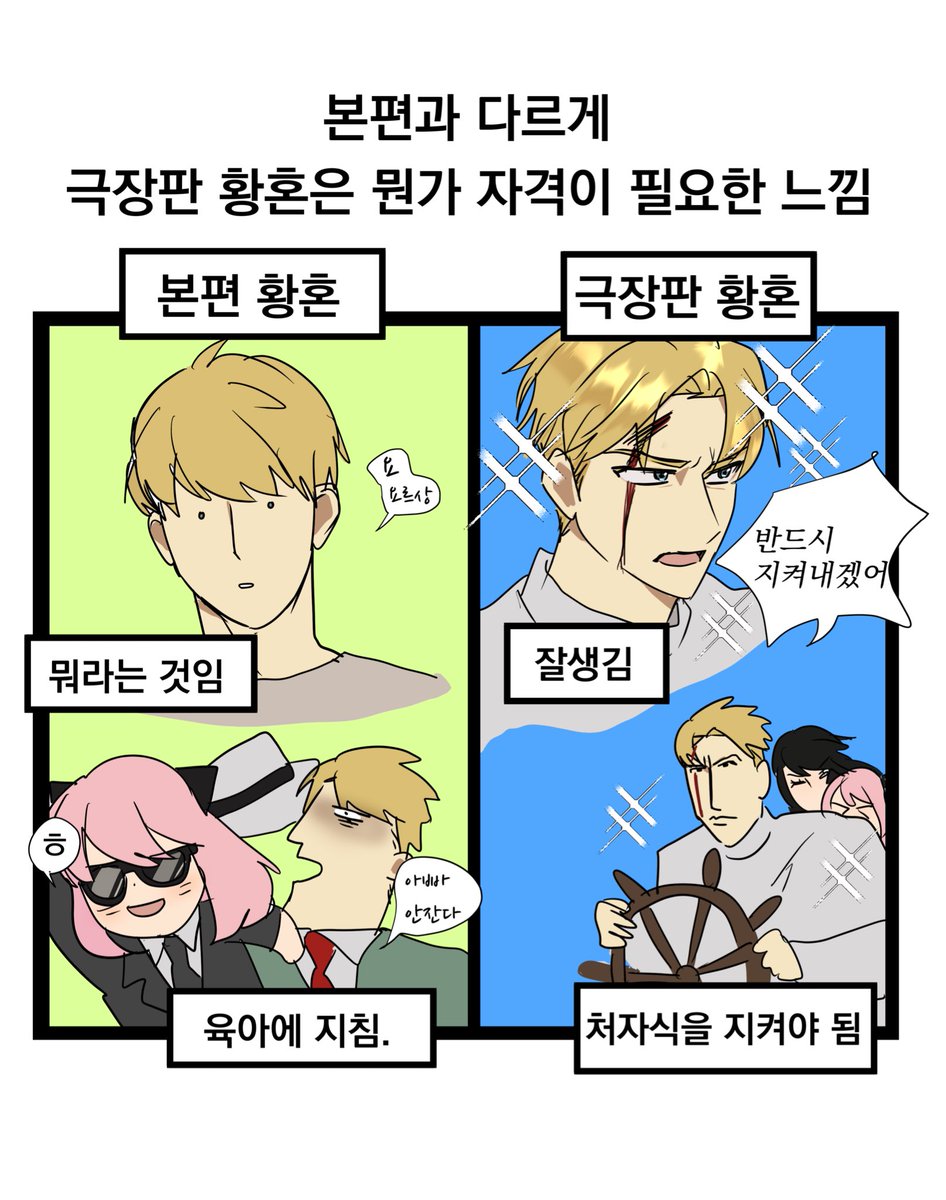 본편 황혼과 극장판 황혼 (모죠성인어른짤트레)