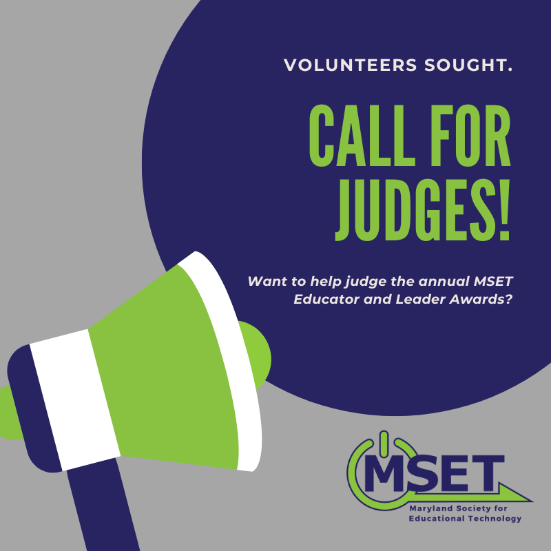 🏆 Exciting opportunity alert! 🎉 Educators, administrators, & tech specialists, join MSET as judges for our annual awards! Your expertise will help recognize outstanding achievements in educational technology across Maryland. Register your interest now: docs.google.com/forms/d/e/1FAI…