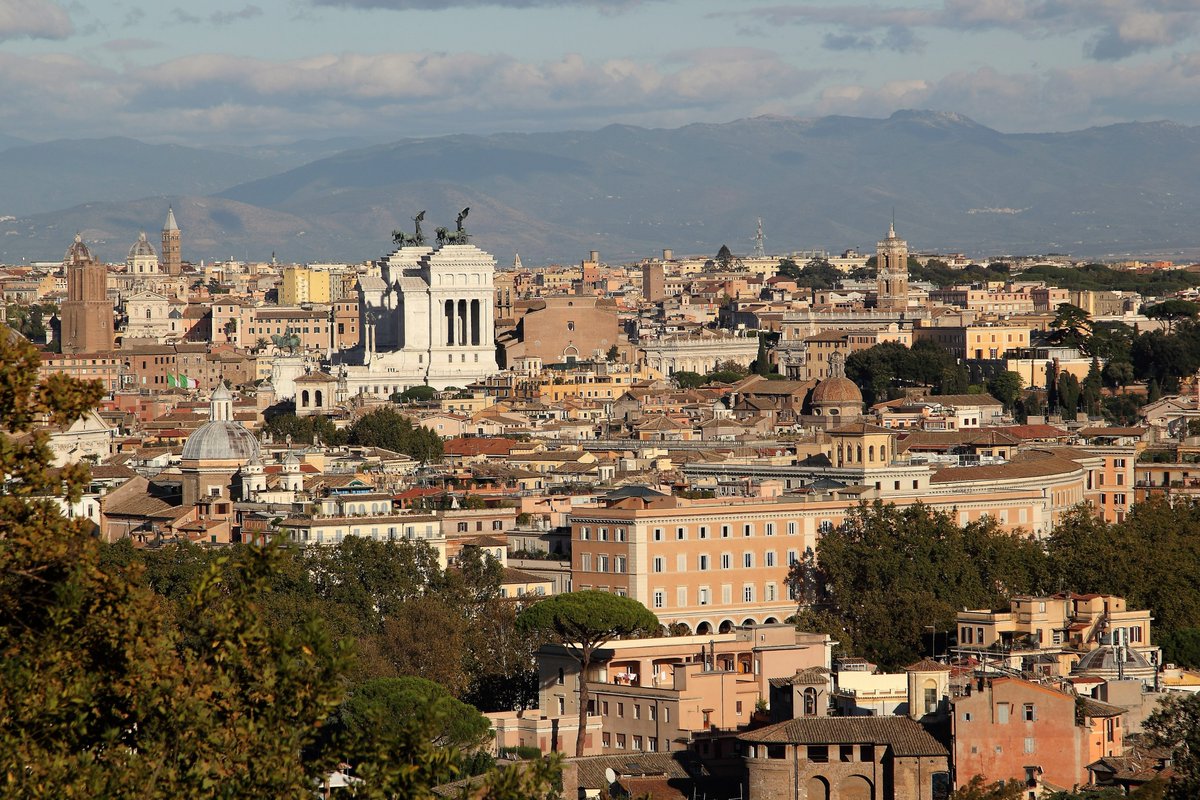 Roma
panorama dal Gianicolo