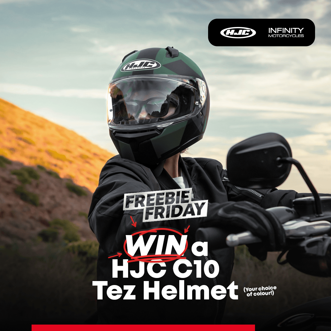 💥COMPETITION TIME💥

We're giving YOU the chance to WIN a HJC C10 helmet (worth £99.99 RRP)!

To enter: 
1. Follow <a href="/InfinityMoto/">Infinity Motorcycles</a>
2. RT this post
3. Pick your colour: Blue, Green, Khaki Green, or Red 🟦🟩⚫🔴

Comp ends 4th April @ 23:59 -T&amp;Cs: bit.ly/3fTzPfB