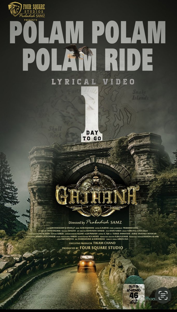 Prabadish Samuel (@lionsatishsamz) on Twitter photo Here's #Gajaana Curtain Raiser moment for scintillating cinematic experience
#Gajaana1stSingle #PolamPolamPolamRide Lyrical Video 1 Dayto Go !!
<a href="/LIONSatishSamz/">Prabadish Samuel</a> <a href="/Vedhika4u/">Vedhika</a> <a href="/ActorInigo/">Inigo Prabhakar</a> <a href="/IamChandini_12/">Chandini Tamilarasan</a> <a href="/iYogiBabu/">Yogi Babu</a> <a href="/phoenixmusicinc/">Phoenix Music</a> <a href="/TikamChand17785/">Tikam Chand</a>
<a href="/NarenthenVihas/">Narenthen Vihas</a> <a href="/ProDharmadurai/">DharmaDurai Pro</a> Here's #Gajaana Curtain Raiser moment for scintillating cinematic experience
#Gajaana1stSingle #PolamPolamPolamRide Lyrical Video 1 Dayto Go !!
<a href="/LIONSatishSamz/">Prabadish Samuel</a> <a href="/Vedhika4u/">Vedhika</a> <a href="/ActorInigo/">Inigo Prabhakar</a> <a href="/IamChandini_12/">Chandini Tamilarasan</a> <a href="/iYogiBabu/">Yogi Babu</a> <a href="/phoenixmusicinc/">Phoenix Music</a> <a href="/TikamChand17785/">Tikam Chand</a>
<a href="/NarenthenVihas/">Narenthen Vihas</a> <a href="/ProDharmadurai/">DharmaDurai Pro</a>