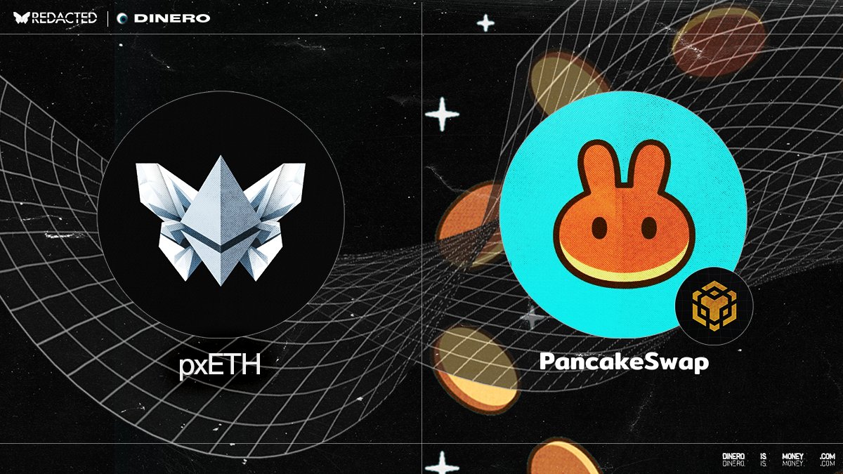 dinero_xyz's tweet image. We're ███ expanding our partnership with @PancakeSwap.

A ██ $pxETH / $ETH pool is ███ on @BNBCHAIN.

Boosted $CAKE rewards ████ at up to 200% APR.

pancakeswap.finance/info/v3/pairs/…