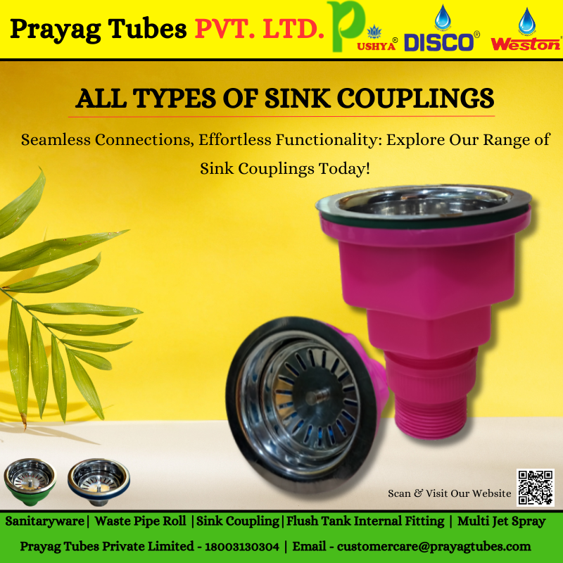 Discover the perfect match for your sink! Explore our range of stylish and functional sink couplings.

#SinkCouplings #KitchenUpgrades #PlumbingSolutions #DurableDesigns
#LeakFreeLiving #SinkUpgrade #ModernPlumbing #PrayagTubes #prayagtubespvtltd
#PushyaByPrayagTubes