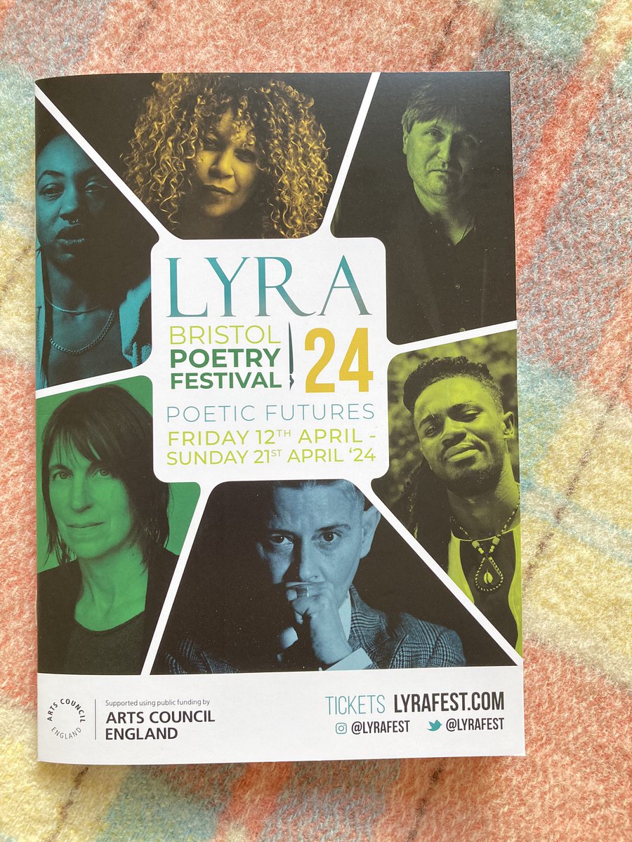 @LyraFest brochure 2024 is now being distributed around #Bristol ♥️♥️♥️ pick up your copy in bookshops, cafes and libraries 🎉🎉🎉 and buy tickets here lyrafest.com