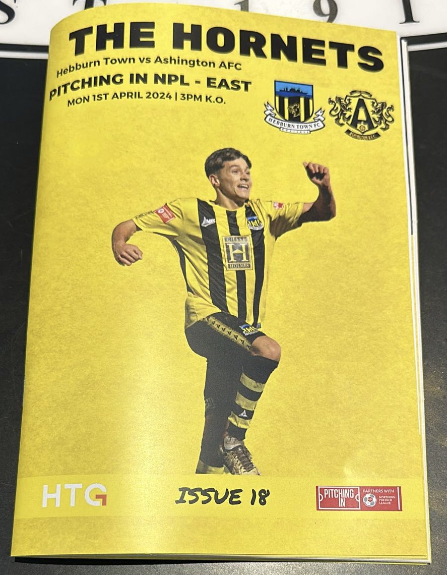 You can purchase Issue 18 of the Hornets this Easter Monday as we interview Leo Robinson, quickfire questions with @ArronThompson6 and a catchup with @HebburnTownWFC @townreserves @HebburnTownJnrs #WeAreHebburnTown🐝