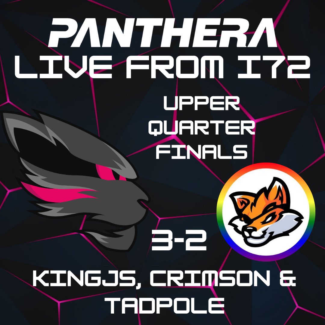 Panthera eSports (@pntresports) on Twitter photo What a series! Just about squeeze our way through via a reverse sweep against <a href="/VulpineEsports/">Vulpine Esports</a> - Onto the Upper Semi Finals! What a series! Just about squeeze our way through via a reverse sweep against <a href="/VulpineEsports/">Vulpine Esports</a> - Onto the Upper Semi Finals!