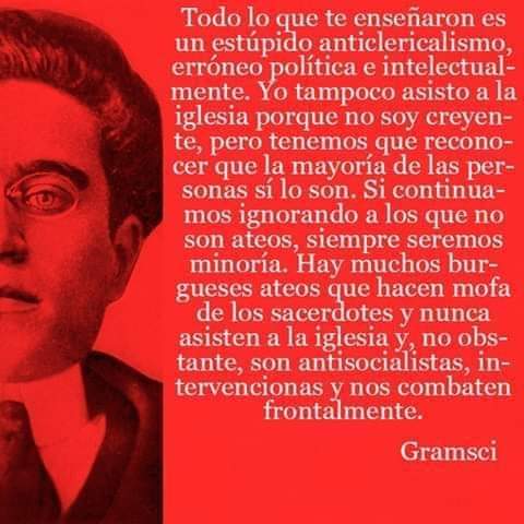 Lean a #Gramsci #socialismo #comunismo #materialismopolítico #cristianismo #IglesiaCatólica #Catolicismo