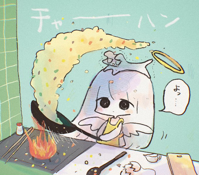 「食べ物 へら」のTwitter画像/イラスト(新着)