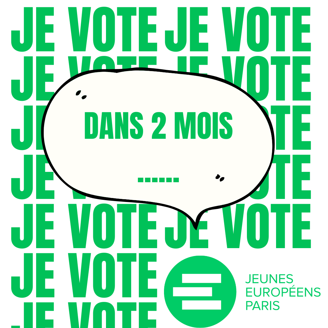 🗳️ Le 9 juin, votez aux élections européennes ! ⚠️ Pour voter lors des élections européennes 2024, vous pouvez vous inscrire en ligne jusqu'au 1er mai ! ℹ️ Retrouvez toutes les infos sur europepourdebon.fr Avec @MouvEuropeen_Fr @JeunesEuropeens @UEF_France et bien + !