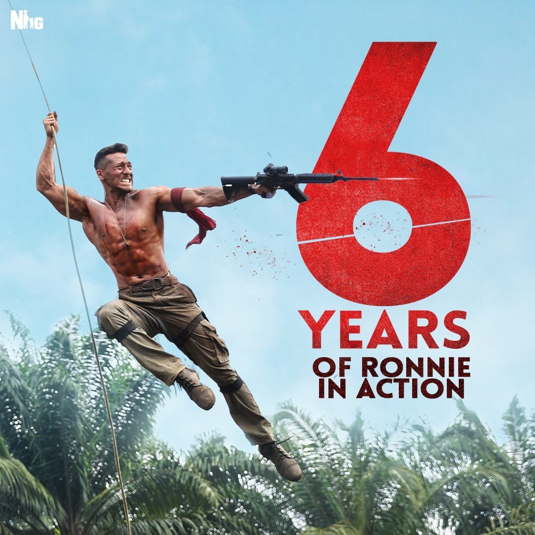 6 Years of #Baaghi2…Ronnie will be back in #Baaghi4 once again…