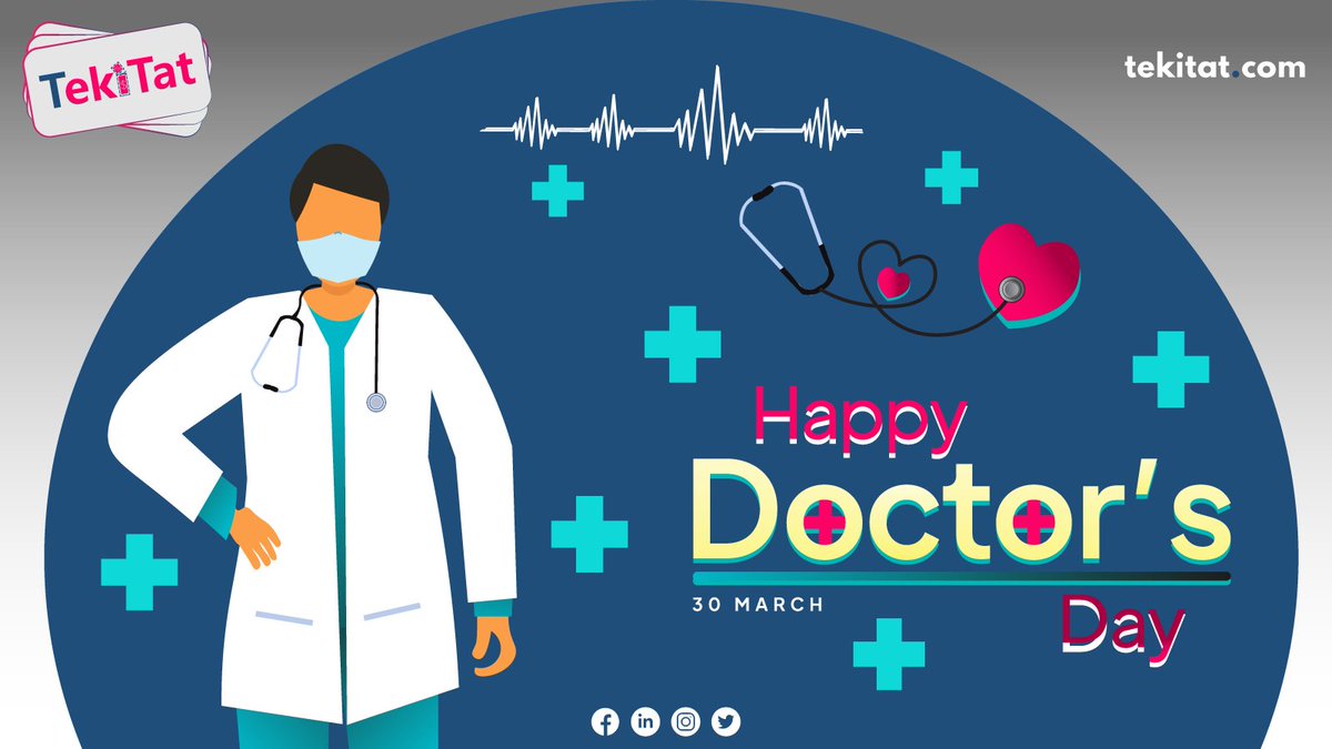 teki_tat's tweet photo. بمناسبة #يوم_الأطباء_العالمي🧑‍⚕️، تتقدم #أسرة_تيكيتات بأصدق التهاني والتقدير لكل الأطباء الذين يعملون بجد وتفانٍ لرعاية صحتنا ورفاهيتنا.❤️

#World_doctor_day #tekitat #healthcare_sector #Dubai #uae https://t.co/ZYwzpcclfj