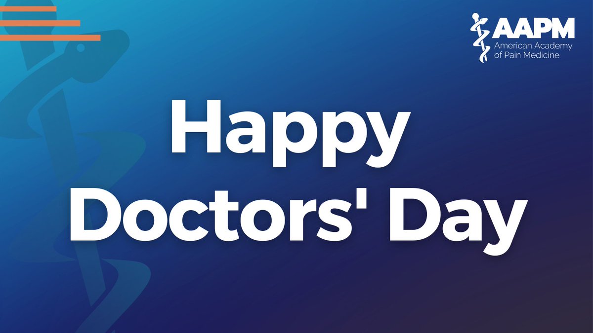 🎉 Thank you to all the incredible pain medicine providers out there! 🎉 Today, we celebrate the dedication, compassion & expertise of the amazing pain medicine practitioners who work tirelessly to alleviate pain & improve the lives of their patients. #NationalDoctorsDay