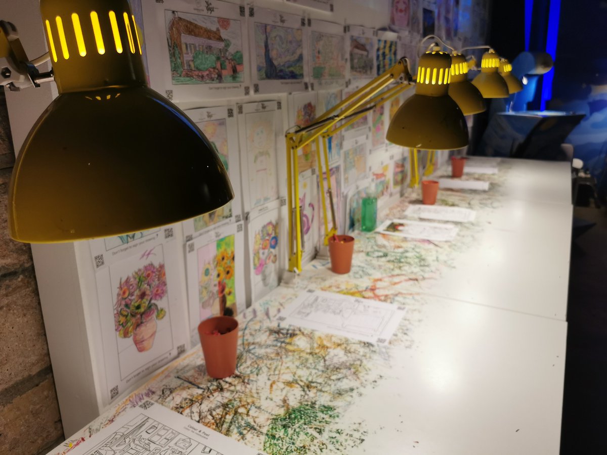 Why not indulge your creative side at Van Gogh: The Immersive Experience on National Pencil Day? Our art station is waiting to welcome you! #nationalpencilday #vangoghyork #vangoghimmersiveyork bit.ly/3Sejpxt