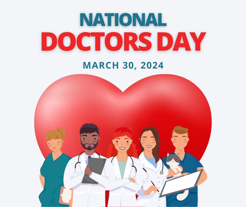 'Today, we honor our Providers for their tireless dedication and compassion in keeping our patients and community healthy. Thank you for your commitment to care! 

#NationalDoctorsDay #HealthcareHeroes #Healthycommunity