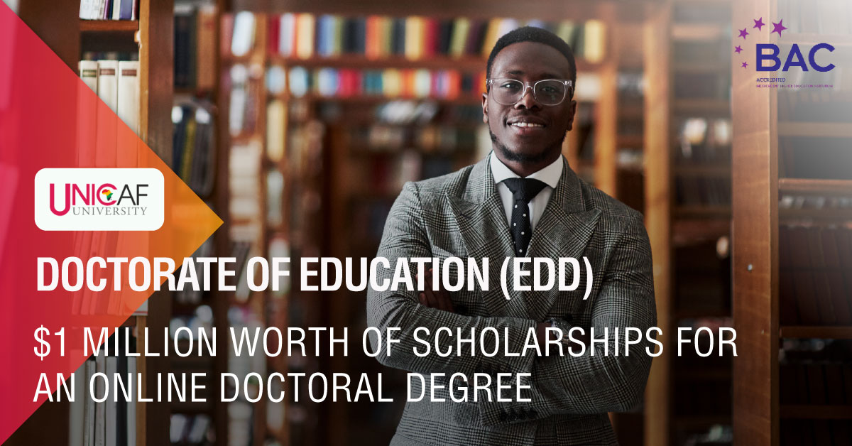 Ready to level up your education? 🤔🎓📚 Unicaf University is here to make it happen with an online Doctorate of Education (EdD) degree. $1 million worth of scholarships are available now! Apply today!👉link.unicafuniversity.com/3VwSArw . . . #unicafuniversity #scholarships #PhD #education