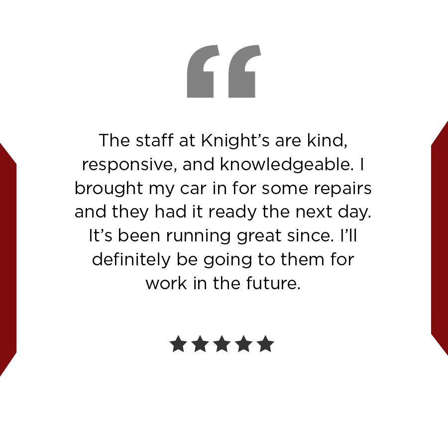 We love our customers! Thank you for the great review.
-
-
#autoshop #mechanic #carmaintenance #auto #Ledgewood #familyowned #familyoperated #reliable #dedicated #family #trusted #AAA #local #KnightsAutomotive #Knights