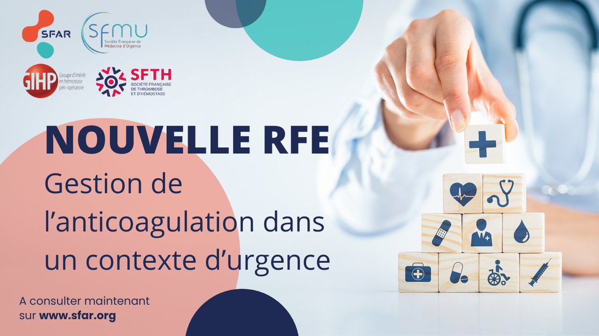 SFAR Anesthésie Réanimation tweet media