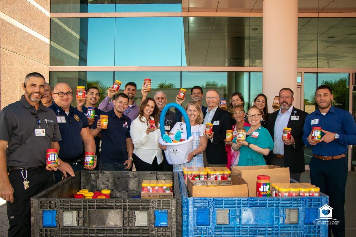 In honor of #NationalDoctorsDay2024, we want to give a shoutout to the Physicians Regional Healthcare System, who recently donated $6,000 to St. Matthew’s House along with multiple bins of food for our #FoodAssistance team to distribute to those in need.

#DoctorsDay2024