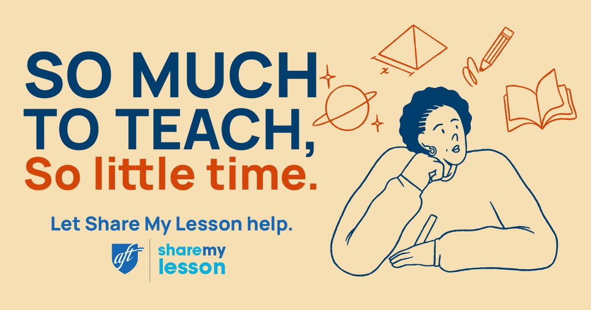 Calling all educators! Join the vibrant and inclusive community of @ShareMyLesson today! 🎉✨ Share your incredible resources for FREE, connect with fellow professionals, and let's empower and learn together! 💪🌟@AFTunion @AFTteach Learn more: sharemylesson.com