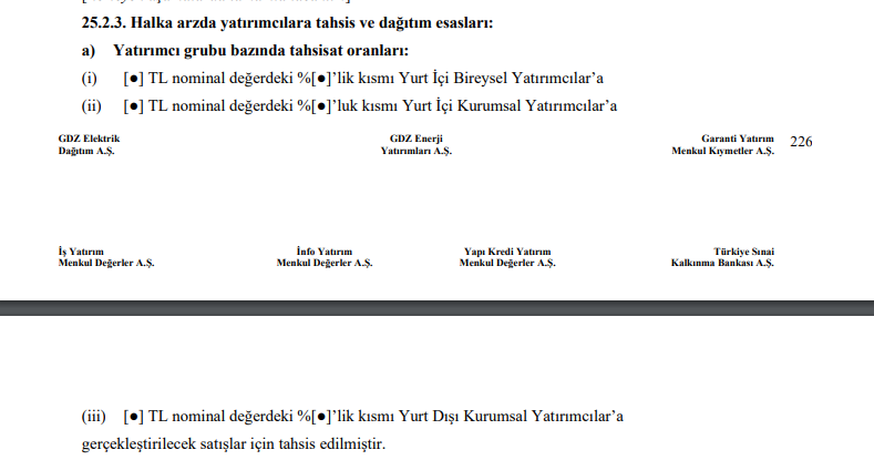 Gercek_Borsaci's tweet photo. #GDZED 🚨 GDZ ELEKTRİK DAĞITIM A.Ş. halka açılıyor 👇

117.234.680 adet hisse (ek satış dahil),
Borsa dışında talep toplama,
Bireysele eşit dağıtım,
Tahsisat oranları henüz belirlenmemiş,
Ek satış var,
Fiyat istikrarı planlanmaktadır,
Garanti, İş, İnfo, YKY ve TSKB eş liderliğinde konsorsiyum kurulacak,
Yıldız Pazar'da işlem görecek,

#halkaarz #borsa #bist100