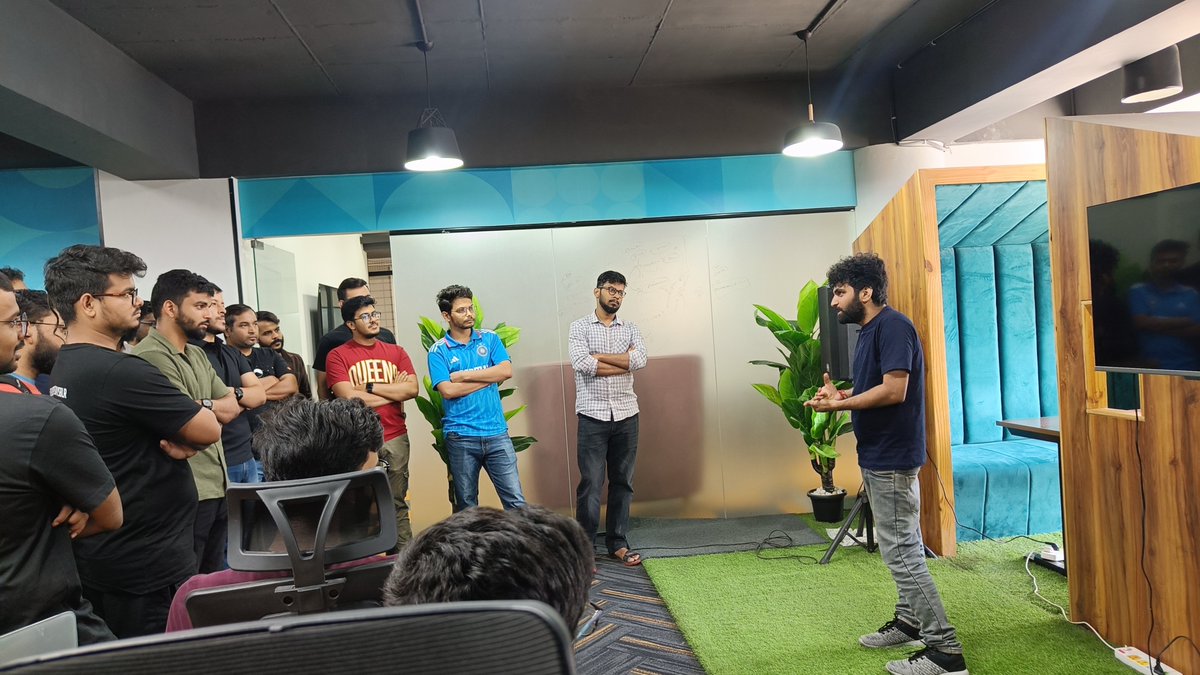 Ajayreddy Kobireddygari (@kobireddya) on Twitter photo I was at AI Meetup hosted by <a href="/subhashchy/">Subhash Choudhary</a> (CTO-Dukaan). His energy is next level and loved to see his clarity towards AI (Eg: leveraging GenAI usecases instead of building foundational models). Hoping to witness #bot9, built by his team, changing the tech scenes of boring tasks. I was at AI Meetup hosted by <a href="/subhashchy/">Subhash Choudhary</a> (CTO-Dukaan). His energy is next level and loved to see his clarity towards AI (Eg: leveraging GenAI usecases instead of building foundational models). Hoping to witness #bot9, built by his team, changing the tech scenes of boring tasks.