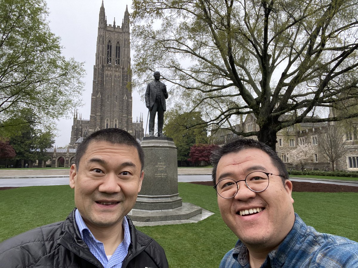 Hosting Ting Wang @twang5 for our Thursday seminar series at Duke was a fantastic experience! Thank you, Ting, for an inspiring and engaging seminar on the critical yet underexplored role of transposable elements in cancer and genome evolution!