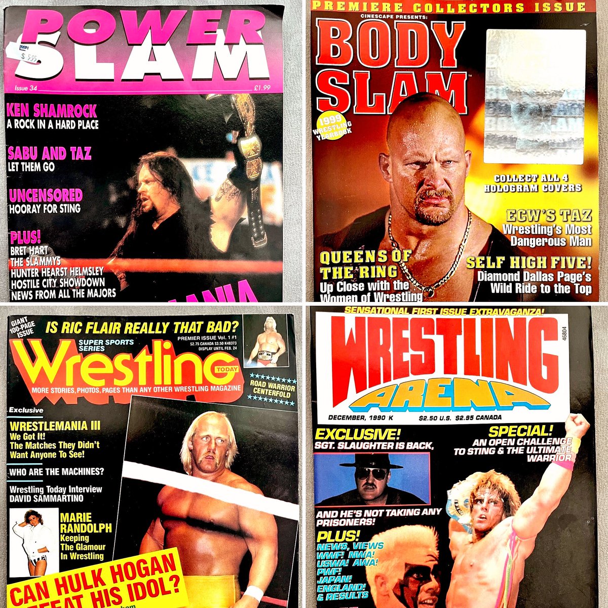 Get these classic back issues of wrestling magazines. Website in bio. #wrestling #wwe #vintage #wcw #wwf #wrestlingmagazines #aew #oldschoolwrestling #oldschoolwrestlingmagazines #90swrestling #80swrestling @oldschoolmags @WWE