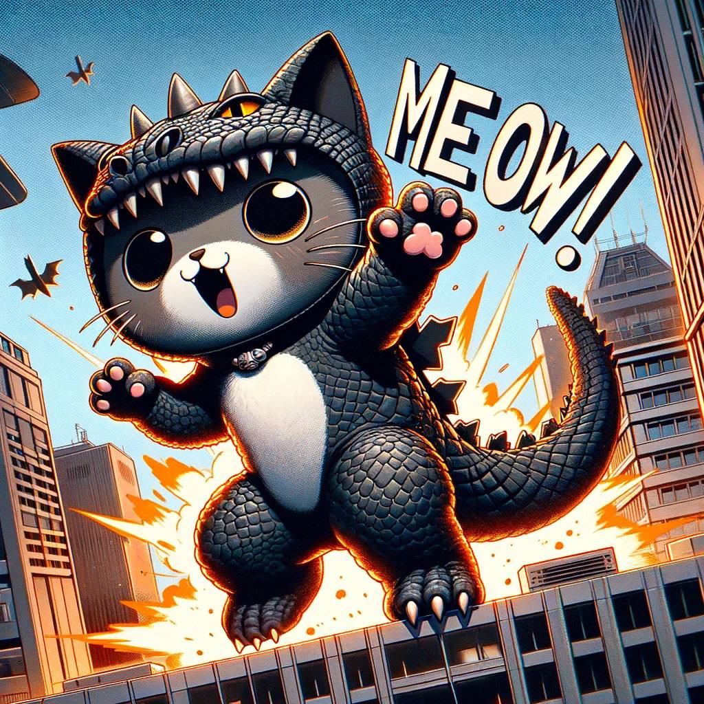 MEOW MFER'S CATZILLA IS THE COOLEST CAT ON SOLANA $CATZ