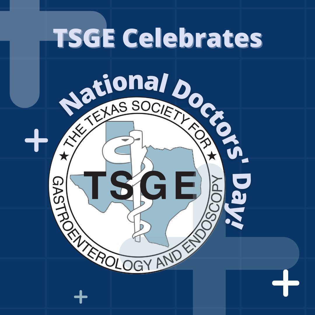 Happy National #DoctorsDay to all of the GI docs out there! TSGE honors, appreciates, and celebrates you today 🎉. Thank you for your hard work! #DoctorsDay2024 #GIDoc #TexasMD