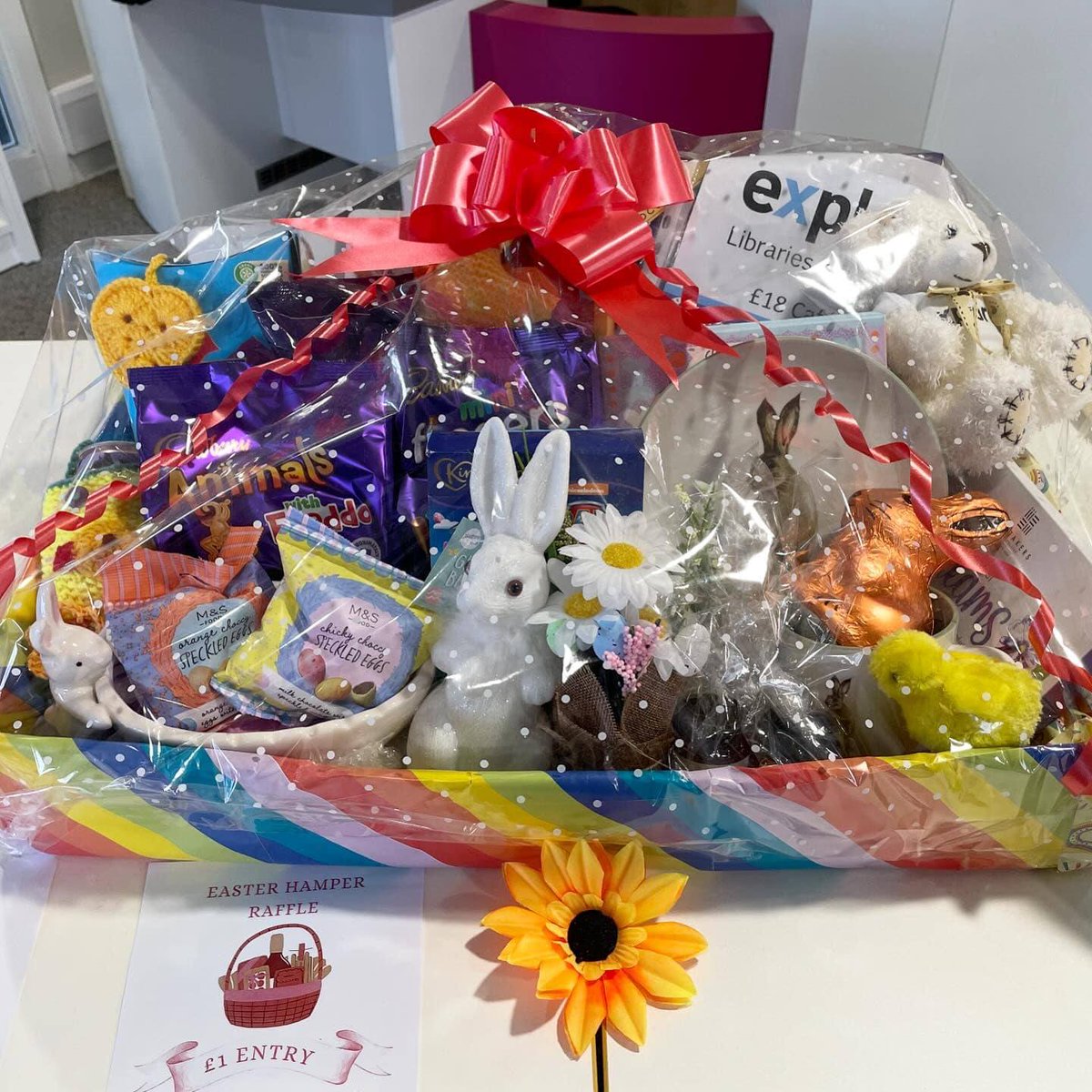 A big thank you to everyone who entered the Easter Bonnet competitions and who bought raffle tickets. The winners have been contacted. Finally a big thank you to our wonderful crafting Group for their generosity and contributions. #tanghall #supportexplore #ExploreTogether