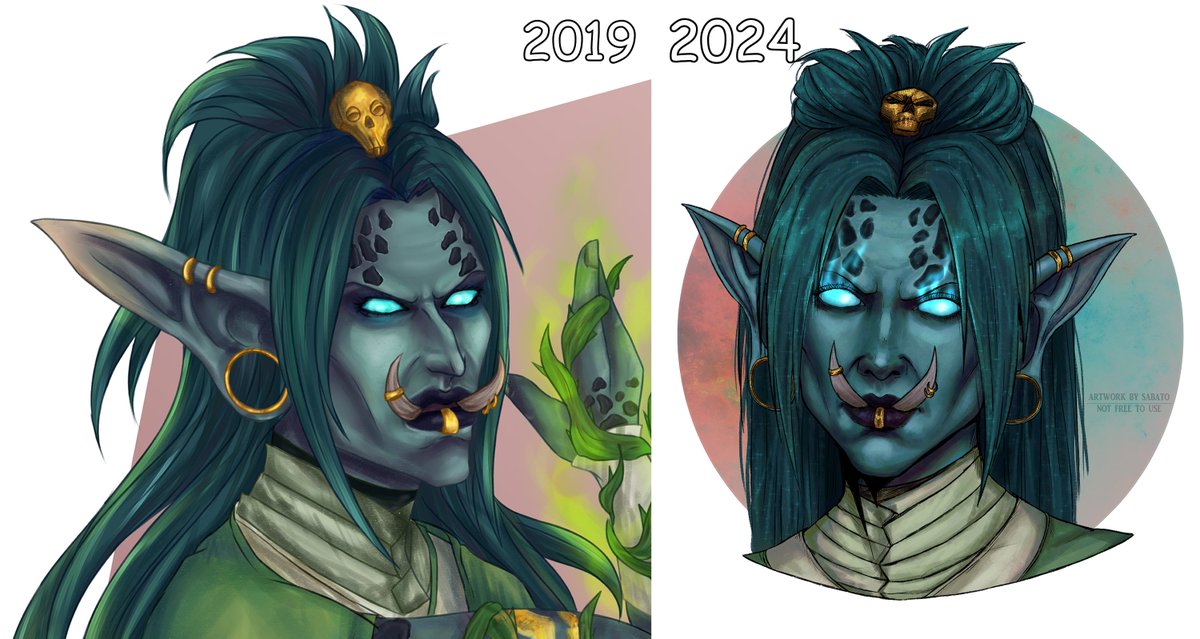 Mildraig
Zandalari troll, druid 

#warcraft #worldofwarcraft #warcraftart #digitalart #redraw