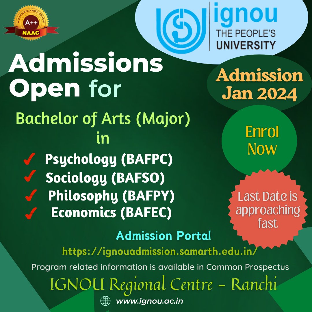 IGNOU RC RANCHI (@32rcranchi) on Twitter photo 2024-03-30 08:50:14