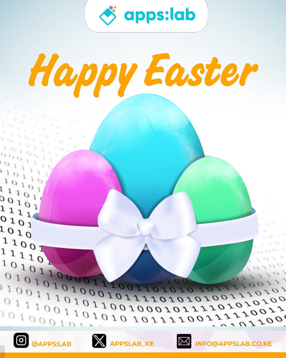 AppsLab_KE's tweet image. Happy Easter.

We extend our wishes to you and your loved ones for a happy easter.
Let&apos;s embrace the spirit of Easter with open hearts and minds, spreading kindness, compassion, and goodwill to all. 

#HeartOfTech