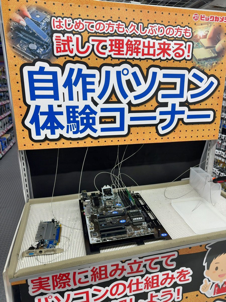 自作PC  おさわり自由で放置したら当然そうなるだろうけど……剣山みたいにびっしり生えていて、1本でも折れたら5万円程度がパーになる、全神経を集中させて繊細に扱わなければならないCPUのピンが全部折れていて、自作PC体験者が見たら三日三晩くらい悪夢でうなされそう  ...