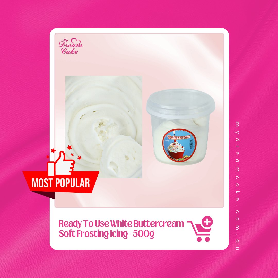 Our ready-to-use white buttercream - soft frosting is one of the most popular products in-store and online. Stock up today!

Check out our website today for more details!✨
🔎Soft Frosting

.
.
.

#cakedecoratingsupplies #buttercreamdecoratiing #bakeshop #cakechef #cakebaker