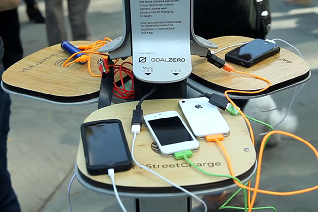 Public Phone Charger