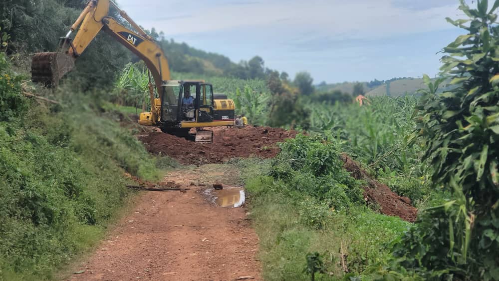 New works on ryakatimba - kabibi - kyabinunga, Ryamihini - Kitura, and Rwenkuba - Kyabishaho roads just commenced and are concurrently going on.