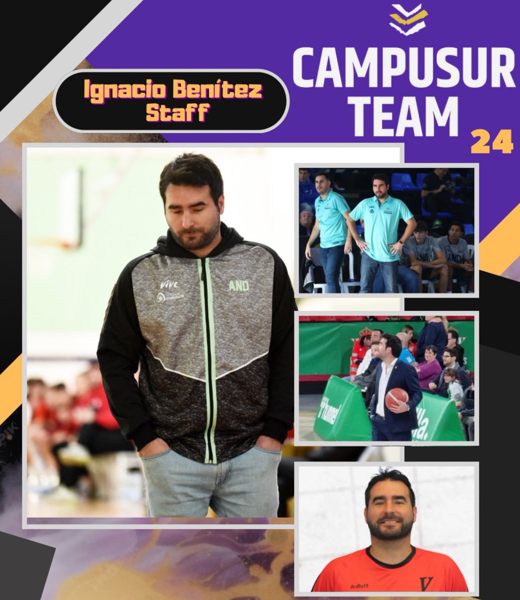 <a href="/nachobenitez15/">Nacho</a>, todo un fijo en Campusur Team. Dilatada experiencia en ligas FAB y FEB, con muchísimas participaciones en Selecciones. Un lujo para la mejora de nuestros CAMPERS. 👉🏻 forms.gle/XdY7QNvVTiM7ER…
Cualquier duda:
📱617397089 📧campusurteamreborn@gmail.com